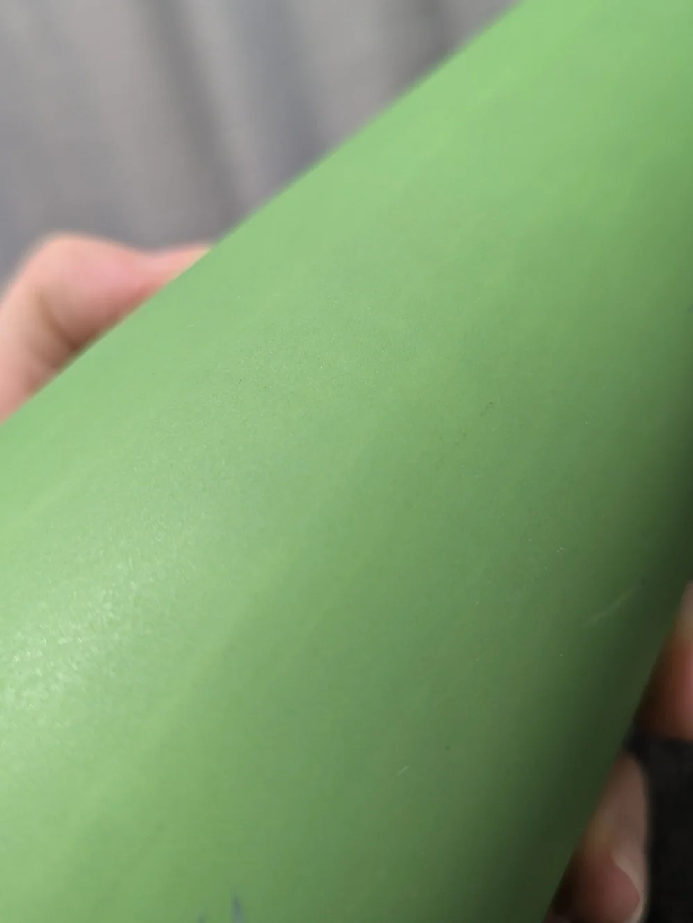 Sleek Matte Green Tapered Vase - Home Accents